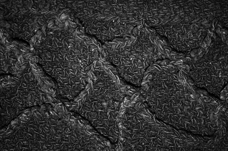 Black textile texture with patterns – TexturePalace.com